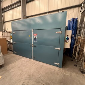 9,000L Hedinair M/S Oven 40 kw Electrically Heated Model HFT Curing